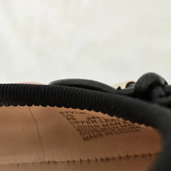 Kate Spade Black Leather Quilted Flats - Picture 12 of 13